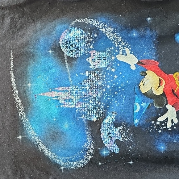 Disney World  rare mens mickey mouse walt disney world 2017 zip up hoodie - Picture 4 of 5